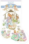 (image for) Nativity with Angels Stocking